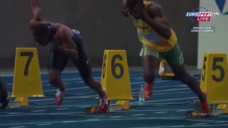 Usain Bolt 100m Berlin 2009  World Record 958sec [upl. by Aryc]