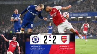 Arsenal 22 Chelsea EXTENDED HIGHLIGHTS🔥🔥  ALL GOALS  MUDRYK GOAL [upl. by Occor]