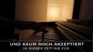 Draussen vor der Tür  Die toten Hosen  Piano Karaoke [upl. by Fawnia]