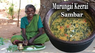 கிராமத்து முருங்கைகீரை சாம்பார்  Murungai Keerai Sambar  Drumstick Leaves Sambar [upl. by Etteroma]