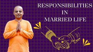 Responsibilities in Married Life Grihastha Ashram  ISKCON Varachha  HG Vamshidhari Prabhuji [upl. by Namaan685]