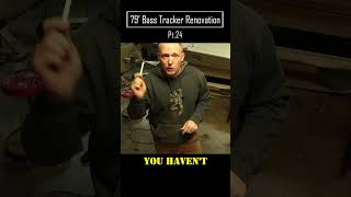 79 Bass Tracker REnovation Pt24 bassfishing bassboat jonboat boatbuilding [upl. by Ardrey140]