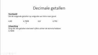 Decimale getallen 1 HAVOVWO amp 1 VWO [upl. by Phenice34]