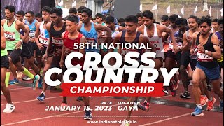 58TH NATIONAL CROSS COUNTRY CHAMPIONSHIPS 2024  15012024 [upl. by Dole]