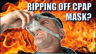 How to Stop Ripping Off CPAP Mask While Sleeping [upl. by Nnylrac]