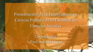 Licenciatura en Ciencia Política [upl. by Glaudia]