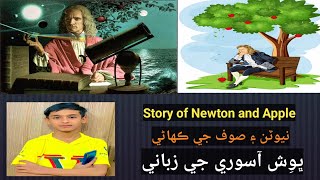 Story of Newton and Apple  By Bhavish Asoori  Sir Kamran Jatoi  2024  نيوٽن ۽ صوف جي ڪهاڻي [upl. by Sekofski]