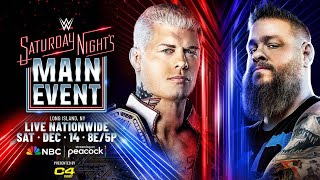 Cody Rhodes vs Kevin Owens  Undisputed WWE Championship Match at Saturday Nights Main Event 2024 [upl. by Barris]