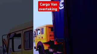 Cargovan overtaking mostsolution funny funnyanimals comedy funnypets [upl. by Nnayr]