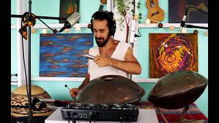 Dreamers Wake Handpan amp Flute Live Looping [upl. by Rillings979]