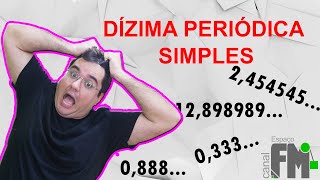 Dízima Periódica Simples [upl. by Hannaj]