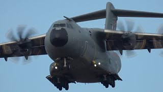 Airbus A400M French Air Force Lądowanielanding Rzeszów Jasionka Airport [upl. by Annayehc]