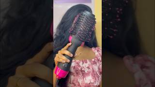 Styling hair with volumizer brush shorts ytshorts hairstyling trending reach fashion [upl. by Colton]