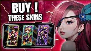 30 BEST SKINS TO BUY USING PROMO DIAMOND  MLBB [upl. by Mortie]