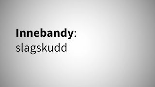 Innebandy slagskudd [upl. by Ardell]