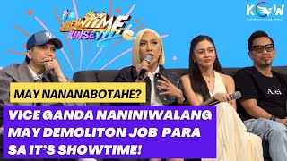 Vice Ganda ipinaliwanag kung bakit naniniwala siyang may demolition job para sa ‘It’s Showtime’ [upl. by Yekcaj54]