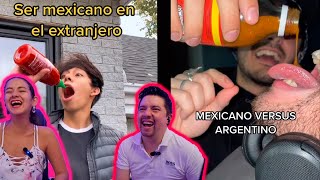 EXTRANJEROS COMIENDO CHILE 100 MEXICANO  NADIE PUEDE CON MEXICO [upl. by Kannry]