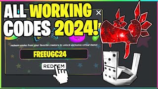 NEW ALL WORKING CODES FOR UGC LIMITED IN 2024 ROBLOX UGC LIMITED CODES [upl. by Schubert]