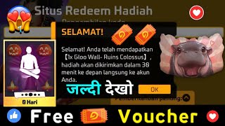 Indonesia Server Free Incubator Voucher amp Emote 😱  Garena Free Fire [upl. by Anauqahc466]