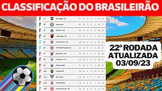 CLASSIFICAÇÃO DO BRASILEIRÃO  CAMPEONATO BRASILEIRO  TABELA DO BRASILEIRÃO [upl. by Acimehs158]