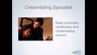 Credentialing Specialist Role amp Responsibilities [upl. by Meihar]