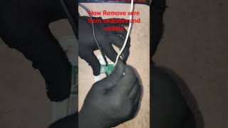 How to remove wire from switches and outlets [upl. by Delano]