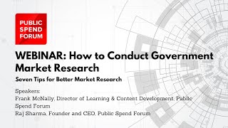 How to Conduct Government Market Research [upl. by Siol]