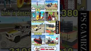 Indian bike game 3D new Cheat code 😲carbike vehicles puzzle islamicvideo islamicstatus rf [upl. by Bozuwa]