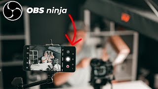 OBS Ninja Your phone as webcam FREE NO APP IOS amp ANDROID [upl. by Aettam]