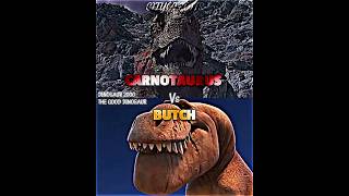 Carnotaurus vs Butch thegooddinosaur dinosaur vsedit vsbattle wisedit wis kaijubattle [upl. by Eilema959]