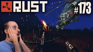 Rust 173  EL CIMIENTO PEGADO Y EL HELICÓPTERO  Gameplay Español [upl. by Htebharas863]