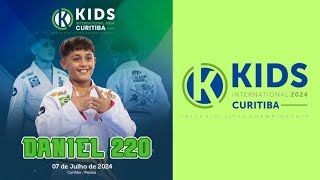 daniel 220 x whenzo ibjjf kids Curitiba 2024 [upl. by Itnahs]