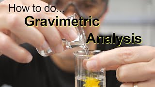 How to do Gravimetric Analysis in Chemistry with calculations and examples [upl. by Wendi]