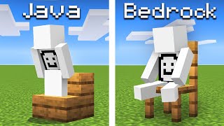 Probé 100 DIFERENCIAS de MINECRAFT Java VS Bedrock [upl. by Resneps136]