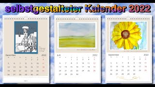 Selbstgestalteter Kalender 2022 von der 5A [upl. by Euh]