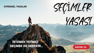 Seçimler Yasası Evrensel Yasalar Spiritüel Yasalar Dan Millman Kitap Özeti [upl. by Leugar]