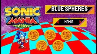 SONIC MANIA  BLUE SPHERES MANIA  5 GOLD MEDALS 3 [upl. by Donegan]