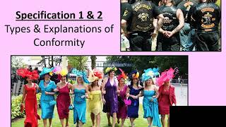 01 Types amp Explanations of Conformity A Level Psychology [upl. by Nevyar]