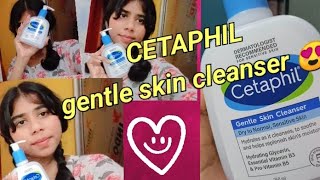 Cetaphil gentle skin cleanser 😍Awesome cleanser try at once ✅cetaphil cetaphilcleanser review [upl. by Lashondra664]