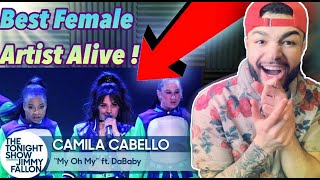 Camila Cabello  My Oh My  Live On Jimmy Fallon Tonight Show ft Dababy Reaction [upl. by Atilam785]