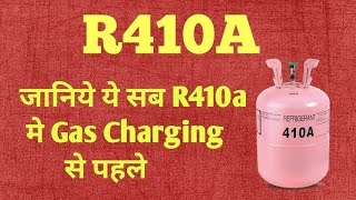 R410a gas charging se phle [upl. by Hcurob339]