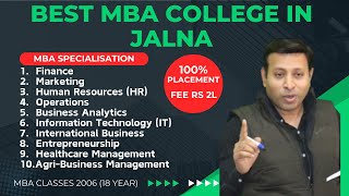 BEST MBA COLLEGE IN JALNA  TOP MBA COLLEGE IN JALNA 2025  ADMISSION  FEE [upl. by Matthews134]