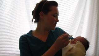 Alternate feeding methods for a newborn baby  How To [upl. by Hplodur]