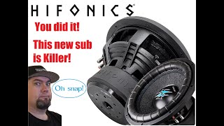 New Hifonics Subwoofer Review Brutus BRW10D4 Awesome subs [upl. by Akenot]