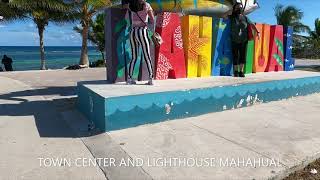 STROLLING IN MAHAHUAL DOWNTOWN AND COSTA MAYA PORTS MEXICO AWESOME PLACE [upl. by Riobard]