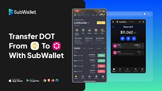 How to transfer DOT from Binance to Polkadot with SubWallet [upl. by Natye797]