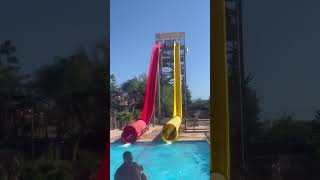 Waterpark torrevieja kamikaze and speed slide [upl. by Yttiy290]