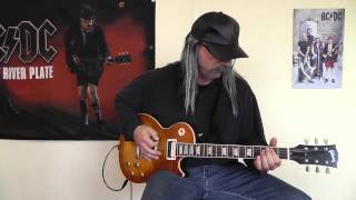 ACDC  Big Gun cover by RhythmGuitarX [upl. by Asin765]