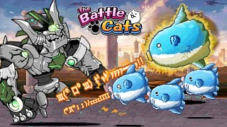 Relic Bun Bun VS King Mola amp MolaMola Army  The Battle Cats [upl. by Aynas]