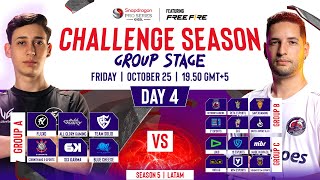 Free Fire Challenge Season Day 4  Season 5  LATAM [upl. by Marteena]